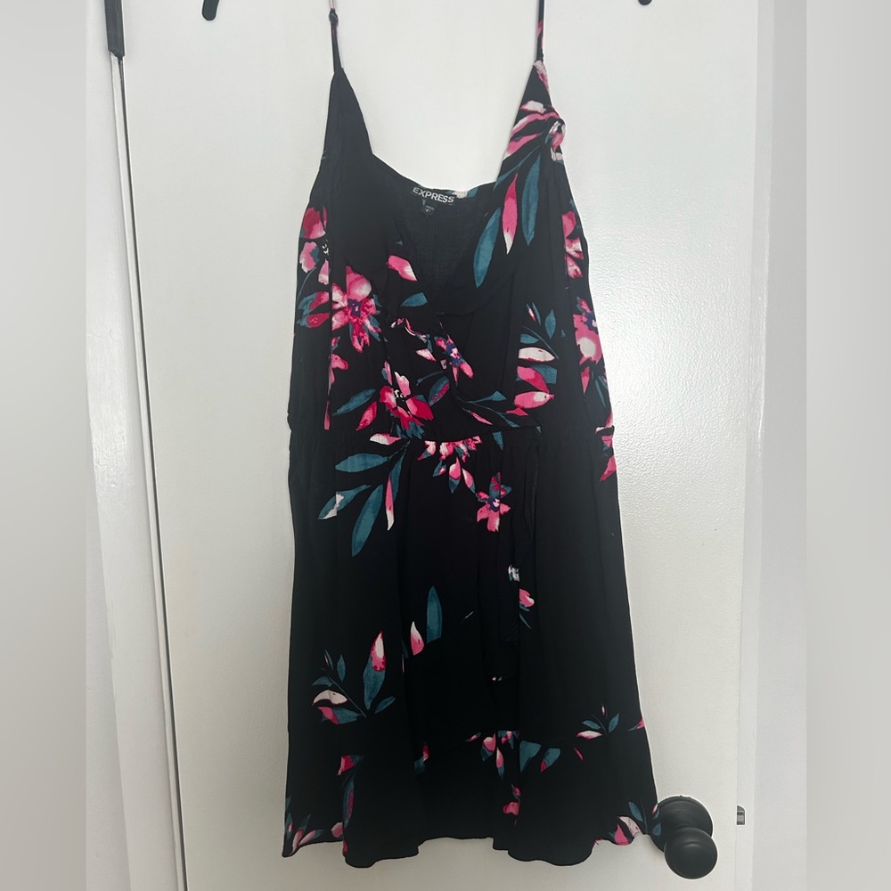 Floral spaghetti strap sundress from Express
